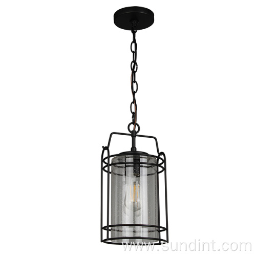 Outdoor Glass Hanging Pendant Lamp